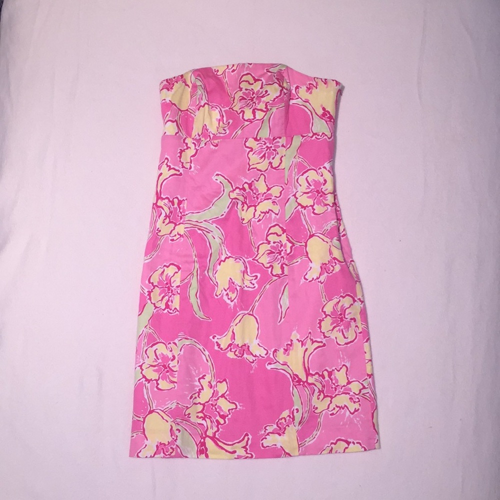 Lilly Pulitzer strapless dress